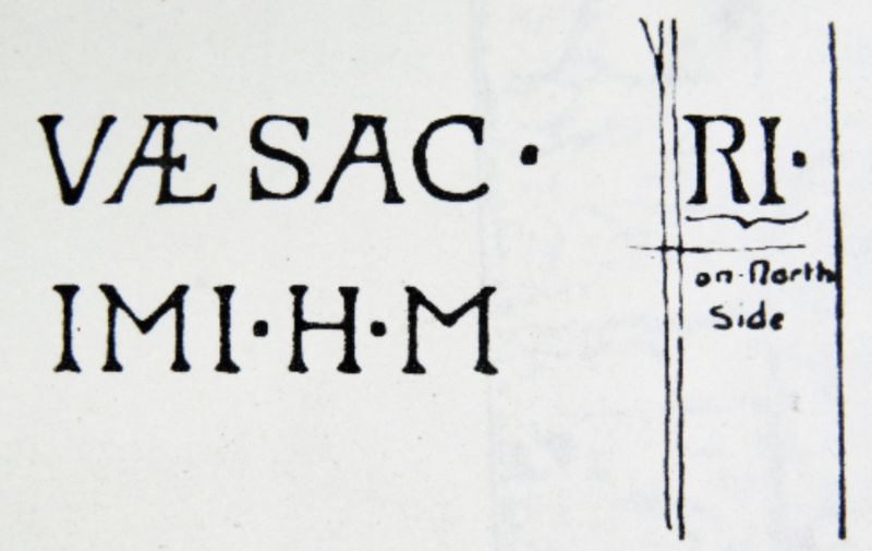 Temple Old Kirk inscription interpretion